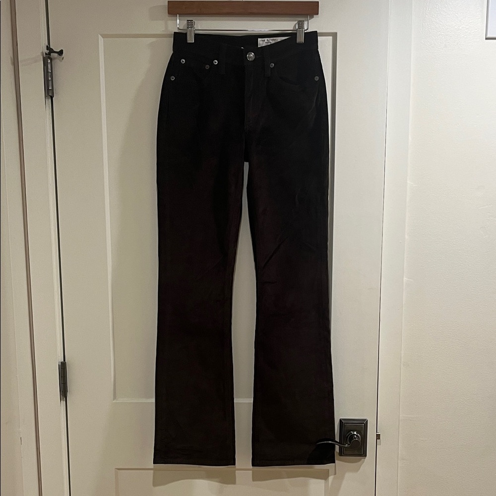rag & bone Chocolate Brown Corduroy Bootcut Jeans